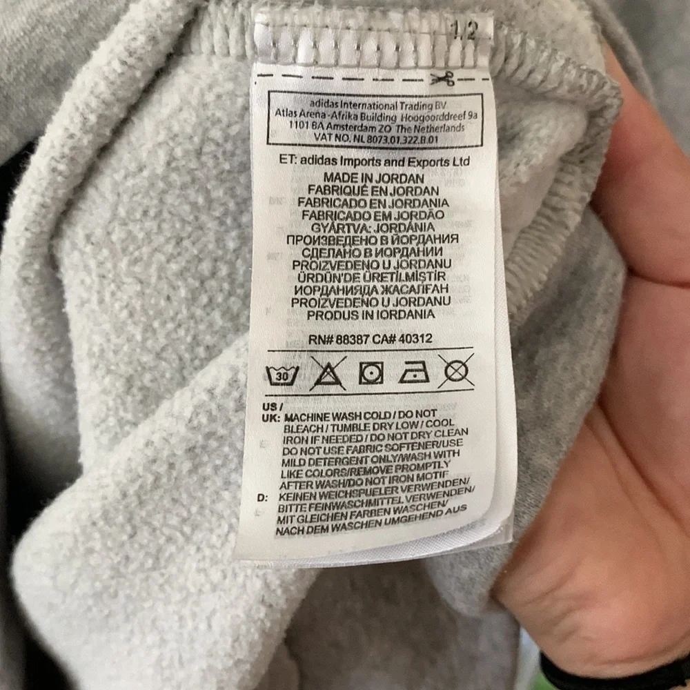 Adidas Basic Pullover Hoodie. Medium - Picture 10 of 11